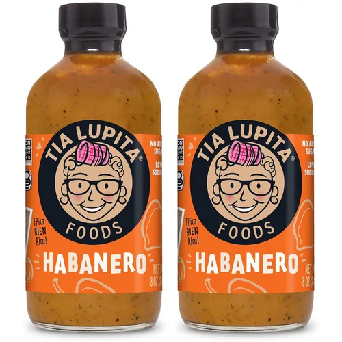 Miniatura 15 de Tia Lupita Chipotle - Salsa picante 8 oz x 1 botella Calor sabroso, especias medianas, ahumado, cuerpo completo, sin gluten, sin OMG, sin