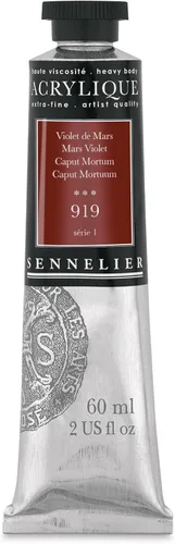 Miniatura 16 de Sennelier Acrílico para artistas extrafinos, 2.0 fl oz, luz verde cromo S3