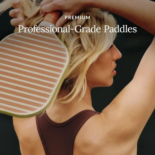 Miniatura 5 de Recess Premium Pickleball Paddle - Superficie de fibra de vidrio fuerte y duradera, ligera, núcleo de panal y asas de agarre cómodas, torneo o juego