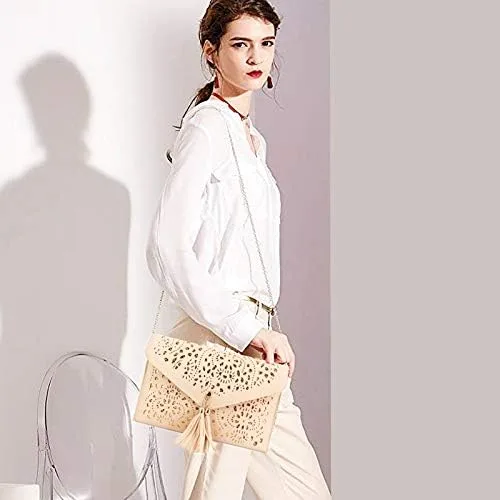 Miniatura 5 de Mily Glitter Sequins Envolvente Clutch Tote Bolso de hombro