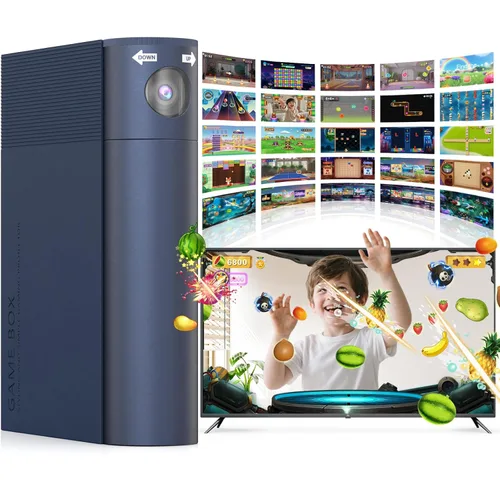 MetFut Consola de juegos AR Motion para niños: sistema de juego de aprendizaje y juego activo para mejorar la lógica, la coordinación y el fitness.