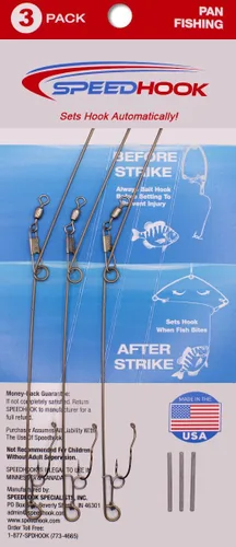 Gancho de pesca cargado por resorte, hecho con forma de alambre aliviado de estrés de acero inoxidable, establece automáticamente el gancho