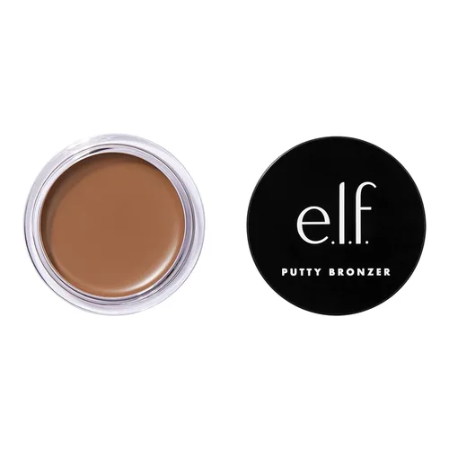 e.l.f. Bronceador en masilla, fórmula cremosa y altamente pigmentada, crea un brillo bronceado de larga duración, infundido con aceite de argán y