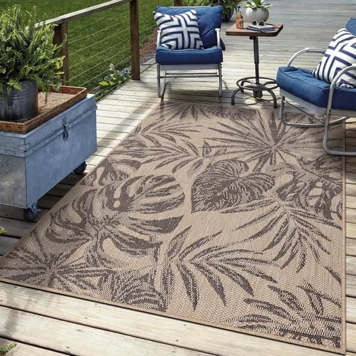 Miniatura 26 de Keen Home Design Alfombra para Terraza al Aire Libre - 5x8 Lavable para Interior/Exterior para Patio, Cocina, Balcón, Playa, Jardín, Terraza y Trend