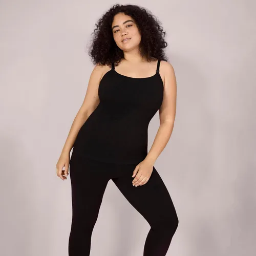 Miniatura 5 de Motherhood Maternity Camiseta sin mangas de lactancia con clip para mujer con correas ajustables y brasier integrado para lactancia materna