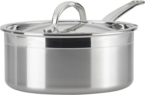 Miniatura 10 de Hestan - Colección ProBond - Sartén profesional de acero inoxidable revestido, compatible con placa de inducción, 1.5 cuartos de galón