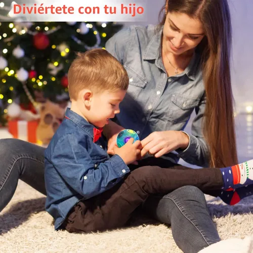 Miniatura 6 de Vdealen Bola Mágica de Rompecabezas del Arco Iris, Rompecabezas de Bola Antiestrés Estimulante Mental, Juguete Antiestrés para Niños y Niñas