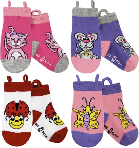 Miniatura 8 de Ez Sox Calcetines antideslizantes para niños y niñas, sin costuras, con agarre antideslizante