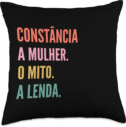 Miniatura 4 de Funny Portuguese First Name Design - Constância Throw Pillow