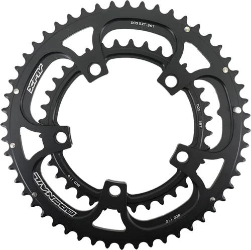 Miniatura 10 de DJC Plato para bicicleta de carretera 110BCD doble plato 5 brazos redondo ovalado 2X 50T 34T 35T 53T 39T 52T 36T Gravel para Sram Red Rival S350 S900