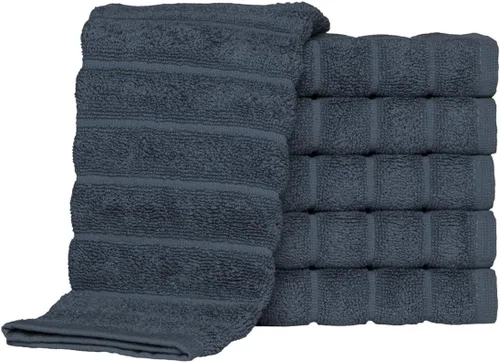 Miniatura 44 de Classic Turkish Towels - Juego de toallas de baño de algodón extragrande de alta calidad, gruesas y absorbentes, toallas de baño de lujo acanaladas