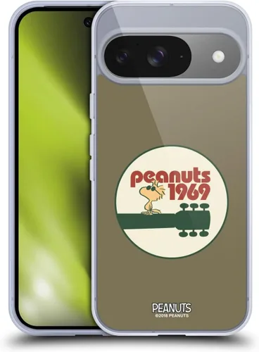 Miniatura 218 de Head Case Designs Funda de gel Woodstock 50th con licencia oficial de Peanuts Snoopy Guitar 1969 [protección de grado militar] compatible