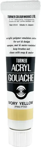 Miniatura 9 de Turner Colour Works Acryl Gouache Artist - Pintura acrílica (tubo individual de 0.7 fl oz), color beige grisáceo