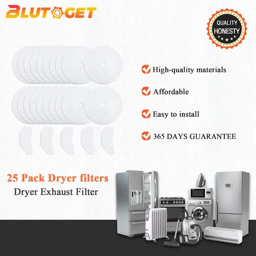 Miniatura 7 de 25 PCS Filtros de Escape de Tela para Secadora para Panda por Blutoget - Filtro Universal de Pelusa para Secadora de Tela - Compatible con Panda