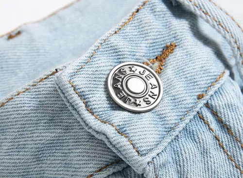 Miniatura 7 de OIIIO Pantalón vaquero de pierna recta rasgados para hombre