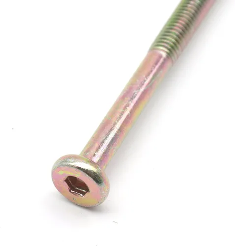 Miniatura 3 de Paquete de 10 tornillos hexagonales M6 x 3.543 in con cabeza Allen para muebles, cuna, cama de bebé, tuercas de barril, para literas, sillas, cunas