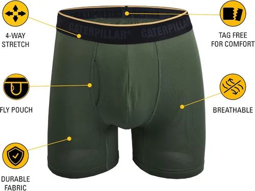 Miniatura 2 de Cat Men's 4-Pack Comfort Core Boxer Briefs