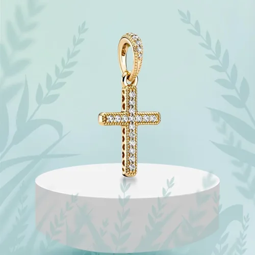 Miniatura 135 de Dijes de plata de ley 925 con diseño de oso dorado para mujer, pulseras y collares, regalos para familiares y amigos, 3 piezas/paquete