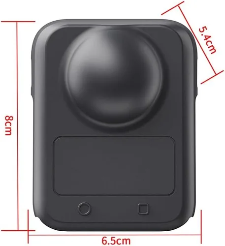 Miniatura 2 de Funda protectora de lente de silicona compatible con Osmo 360 accesorios de cámara de acción (juego C de silicona)