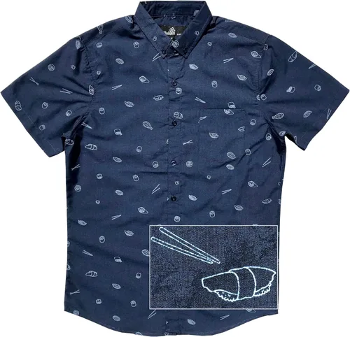 Miniatura 39 de Molokai Surf - Camisas hawaianas de manga corta con botones y corte ajustado