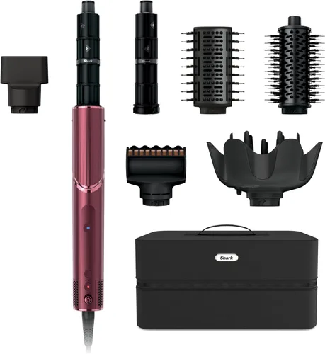 Shark FlexStyle | Air Multi-Styler y sistema de secado | Cepillo secador de pelo para soplados con rizadores Coanda de envoltura automática, cepillo