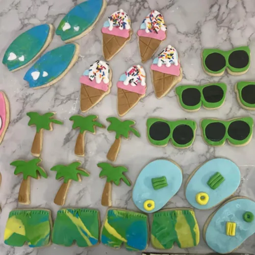 Miniatura 3 de Surboard - Cortador de galletas de verano de 5.0 pulgadas, moldes de fondant para hornear