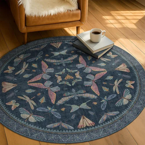 Miniatura 104 de Hazo Haus Alfombra de Baño Bohemia Lavable 2x3, Alfombras Pequeñas para Cocina, Tocador, Puerta Principal Entrada Interior, Antideslizante Pelo Bajo