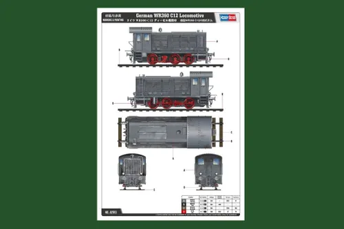 Miniatura 4 de Hobby Boss WR360 C12 Kit de construcción de modelo de vehículo locomotora