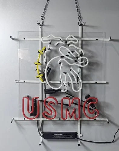 Miniatura 3 de Letreros de neón para bar, bar, club, dormitorio, cafetería, tienda, compatible con Usmc, letreros de neón de vidrio para oficina, hotel, pub