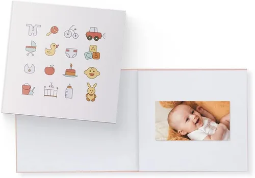 Miniatura 12 de Heirloom Video Book - Pantalla HD de 5 pulgadas para regalo de memoria personalizada, boda, cumpleaños, Navidad, aniversario, recuerdo de fotos