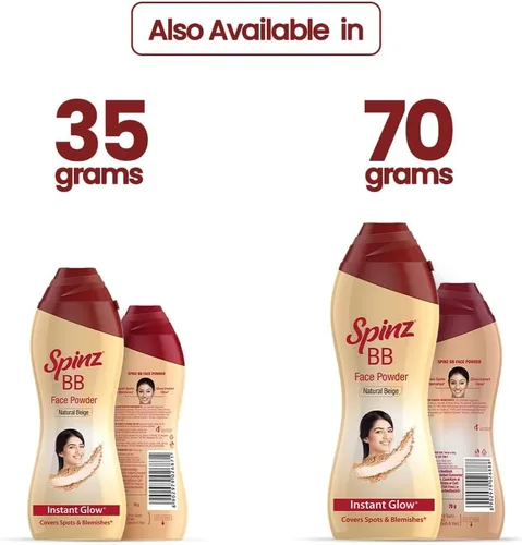 Miniatura 11 de Spinz BB Talc, manchas de cobertura de brillo instantáneo y imperfecciones 3.53 oz