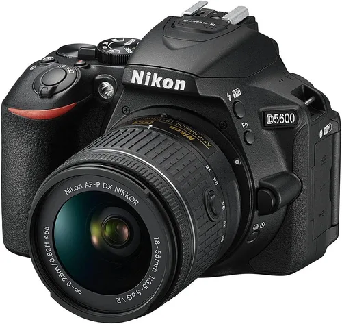 Miniatura 2 de Nikon D5600 - Cámara digital DSLR de 24.2 MP con lente AF-P DX de 0.709-2.165 in (1576) Paquete Deluxe -Incluye: tarjeta SD Sandisk de 64 GB + bolsa