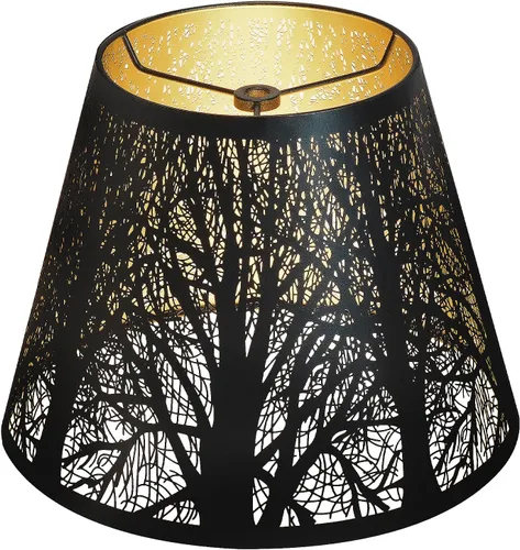 Miniatura 15 de ALUCSET Pantalla de lámpara pequeña, pantalla de tela de barril para lámpara de mesa y luz de pie, 6 pulgadas de diámetro superior x 10 pulgadas