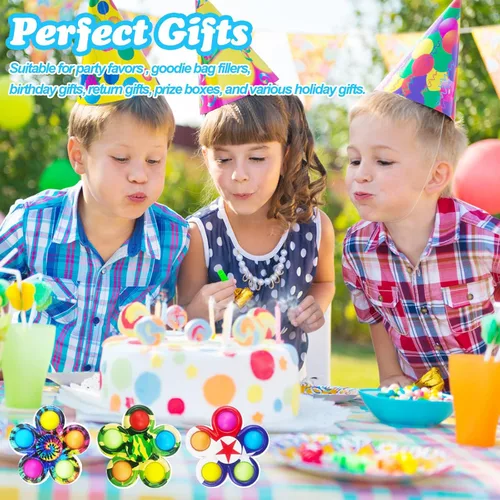 Miniatura 4 de 30 juguetes giratorios para ansiedad, rellenos de huevos de Pascua, regalos de fiesta para niños, paquete de juguetes para ansiedad pop a granel