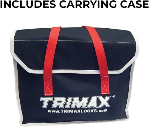Miniatura 6 de Trimax TCL265 - Cerradura de rueda pequeña con llave de lujo similar (paquete de 2)