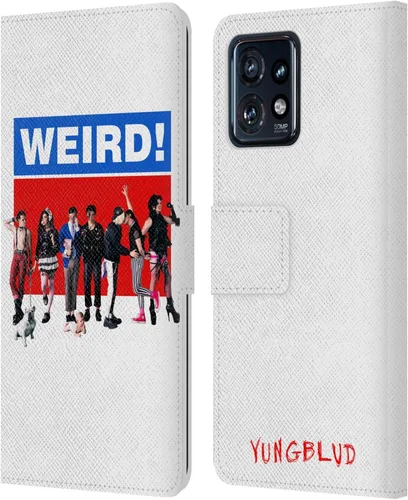 Miniatura 7 de Head Case Designs Officially Licensed Yungblud Face Graphics Leather Book Wallet Case Cover Compatible with Motorola Moto Edge 40 Pro