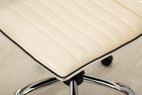 Miniatura 5 de Roundhill Furniture Fremo Chromel - Silla de oficina ajustable con elevación de aire, color beige