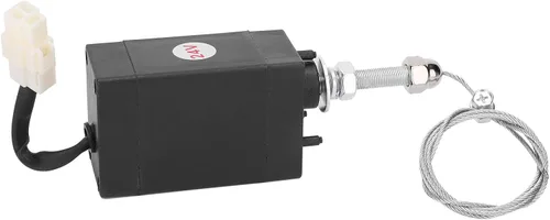 Miniatura 4 de Válvula solenoide de flameout XHQ PT Disel Motor Electroválvula regulador normalmente abierto con interruptor incorporado Válvula de carrera