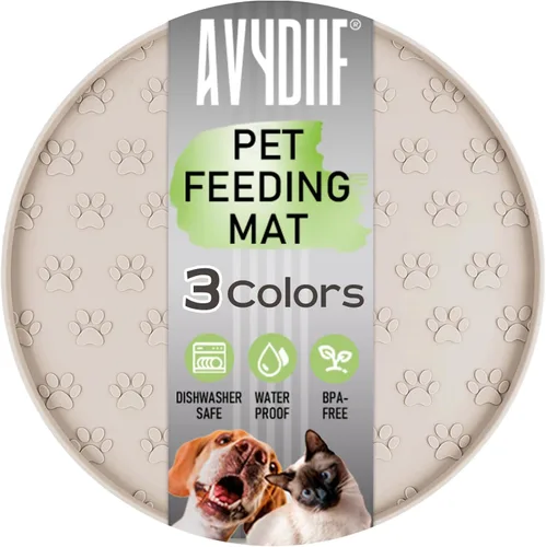 Tapetes de alimentación de mascotas, para alimentos y agua, manteles individuales antideslizantes impermeables para perro y gato, 1 paquete de