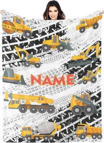 Miniatura 31 de Ships Next Day Custom Blanket with Name Personalized Throw Blanket for Baby Kid Customized Gifts for Dad, Mom, Grandpa, Grandma, Son, Daughter Algae