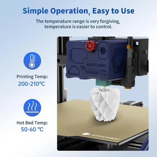 Miniatura 3 de ANYCUBIC Paquete de filamentos PLA para impresora 3D de 8.8 lbs, filamento PLA para impresión 3D de 0.069 in, precisión dimensional +/- 0.001 in