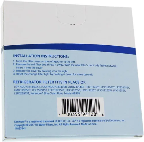 Miniatura 5 de Tier1 Filtro de aire para refrigerador LT120F Reemplazo para LG LT120F, ADQ73214402, ADQ73214404, ADQ73214403, ADQ73334008, Kenmore Elite 46-9918