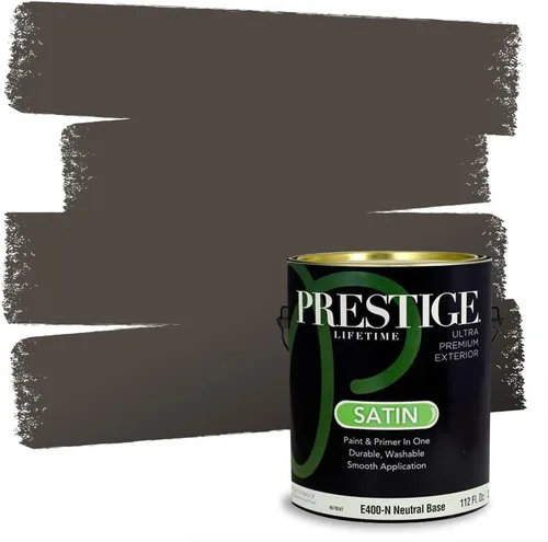 Miniatura 223 de Prestige Paints - 2 en 1, pintura base y pintura de exterior, P500-N-SW7020 SW6991-PCM