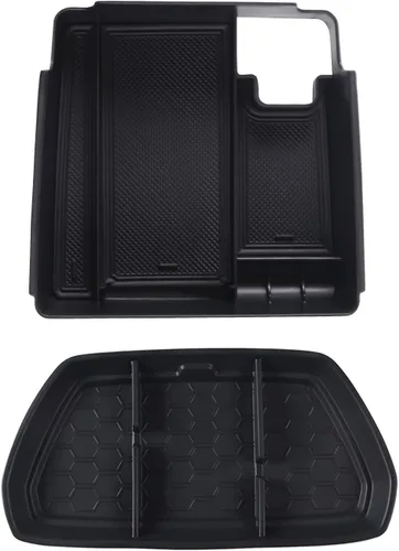 Miniatura 10 de Aunginsy Caja de almacenamiento para reposabrazos compatible con Nissan Frontier 2022-2024 2025 para camioneta pickup consola central, bandeja