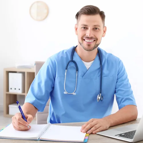 Miniatura 6 de Eersida 10 bolígrafos divertidos para enfermeras, regalos de semana de enfermeras, tinta negra, mujeres, hombres, asistentes médicos