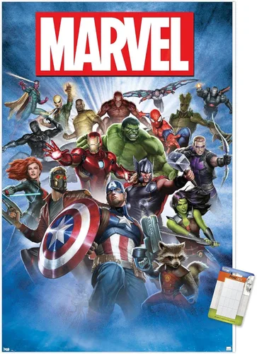 Miniatura 12 de Trends International Marvel Comics - Póster de pared con foto de grupo, 22.375 x 34 pulgadas, versión premium sin marco
