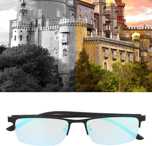 Miniatura 2 de Gafas correctoras para daltónico para hombres y mujeres, gafas de daltonismo rojo y verde con caja de almacenamiento