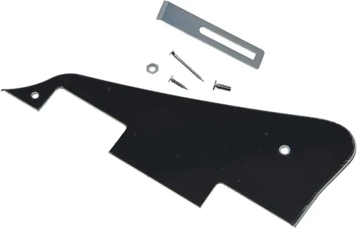 Miniatura 55 de KAISH Golpeador de guitarra LP blanco envejecido de 3 capas con soporte cromado para Epiphone Les Paul