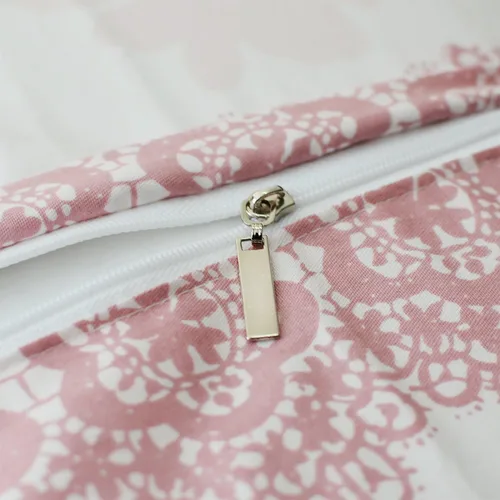 Miniatura 3 de FADFAY, Juego de ropa de cama romántica con estampado de flores, juego de cama floral, funda de edredón con volantes de encaje de princesa