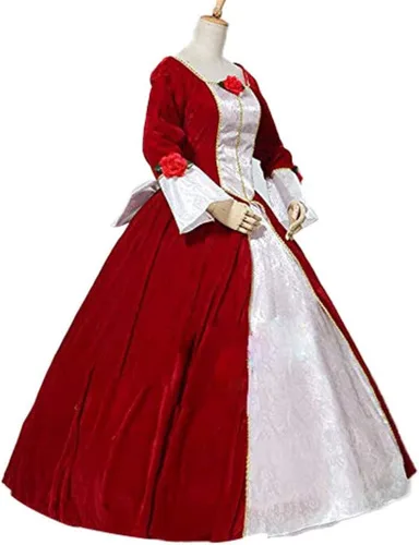 Miniatura 3 de Fortunehouse Princess Belle - Vestido de fiesta de Navidad rojo